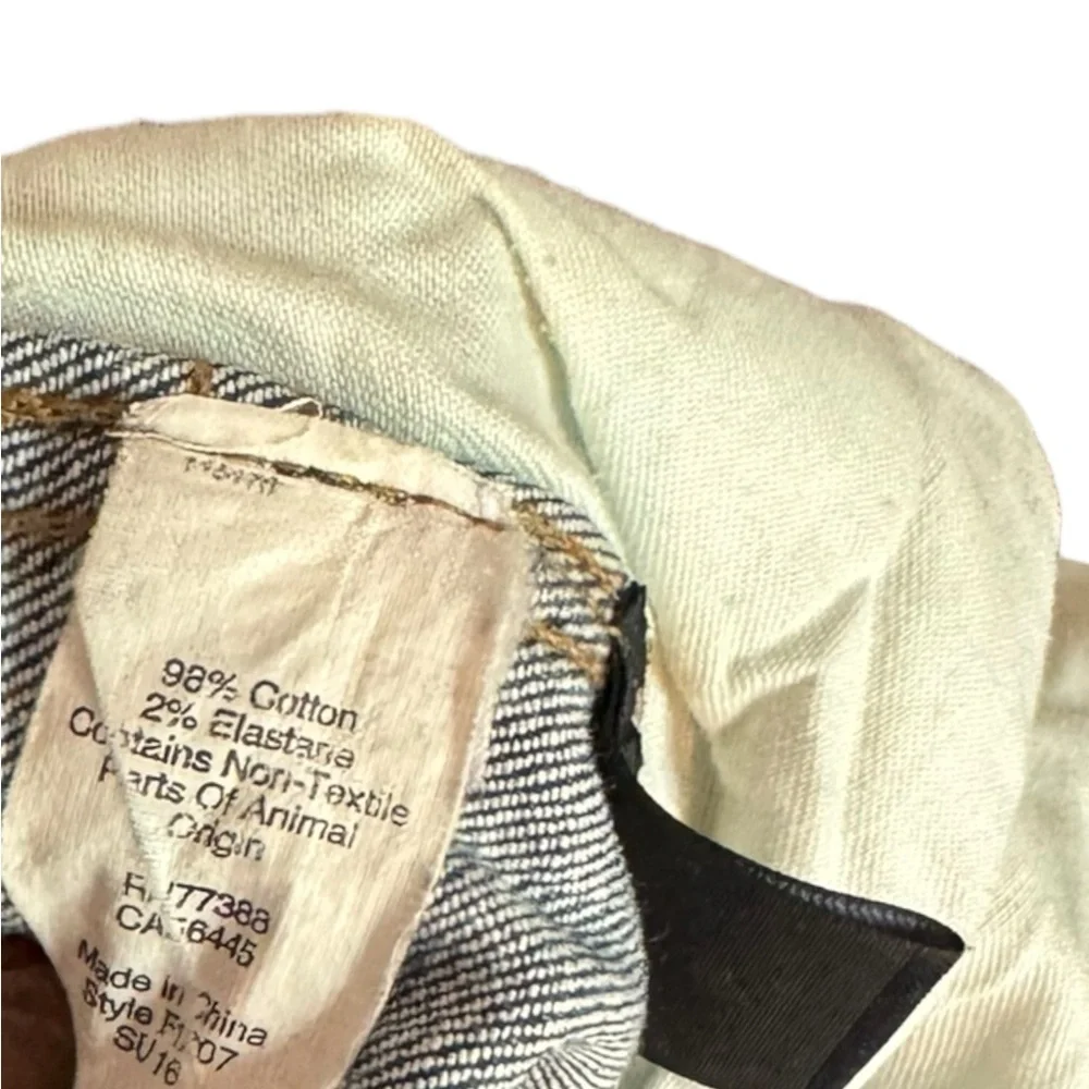 Madewell Blue Denim 9” High Riser Distressed Skinny Jeans Size 29 - Picture 7 of 7